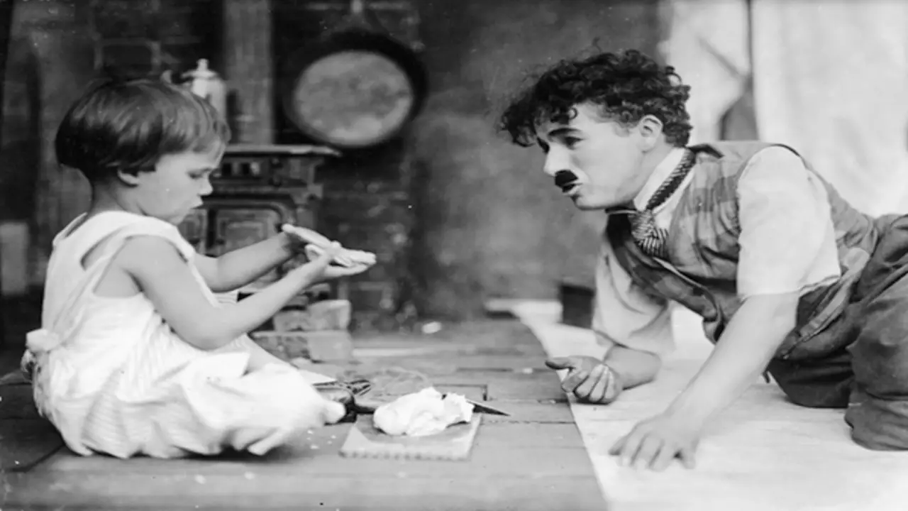 How old was Chaplin in The Kid